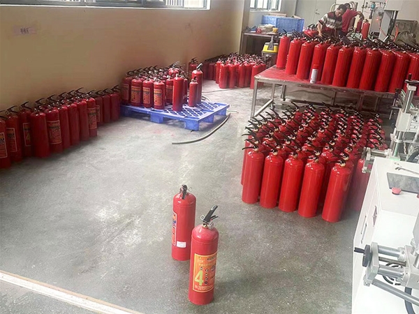 消防灭火器圆瓶贴标